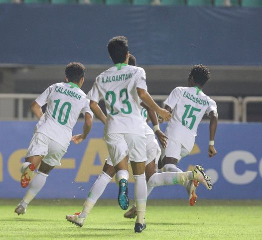 لاعبو المنتخب السعودي الشاب