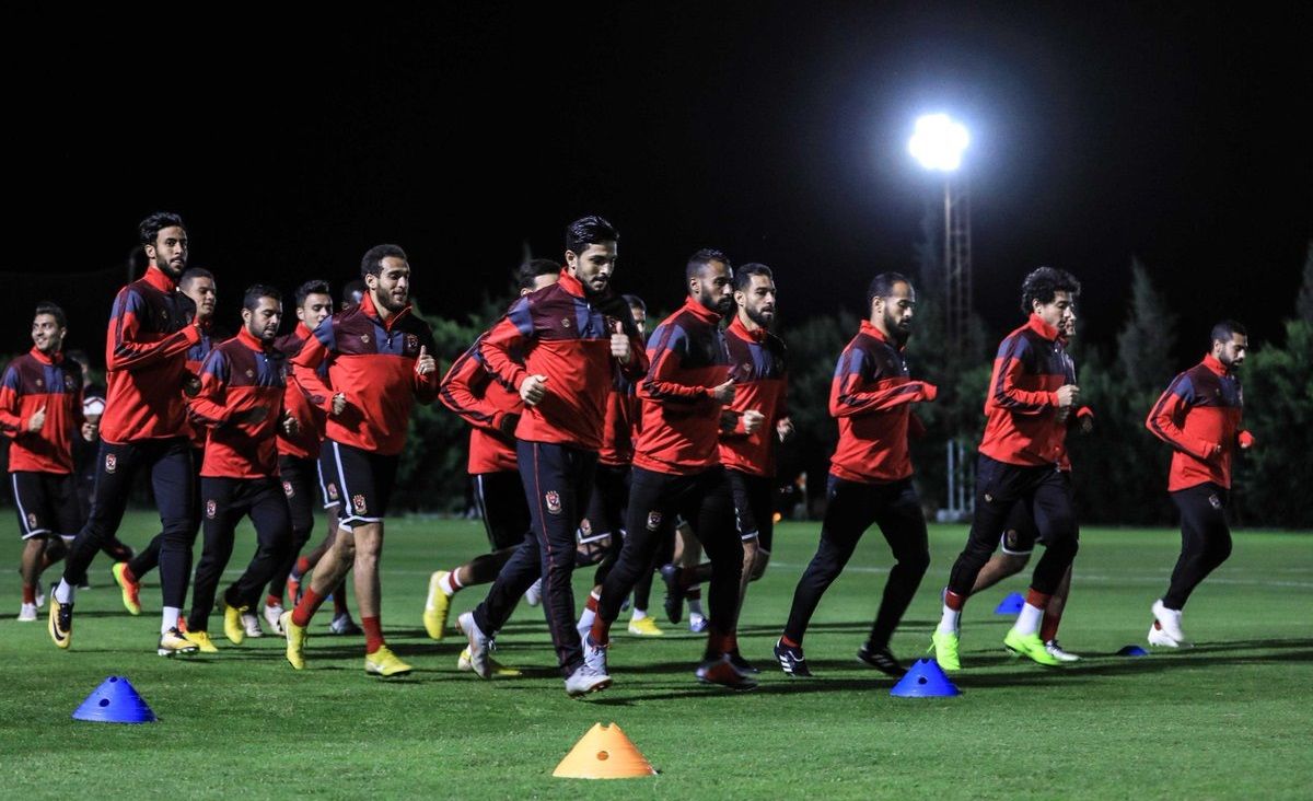 من تدريبات الفريق 