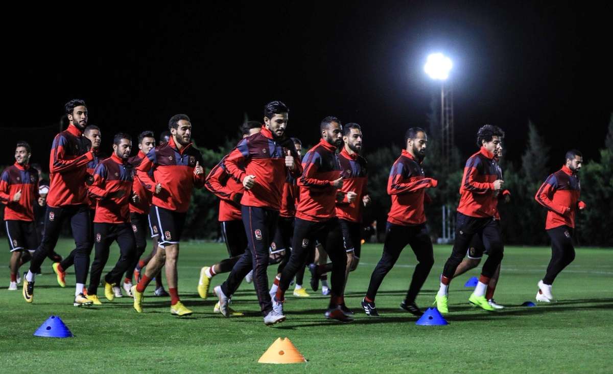 من تدريبات الفريق 