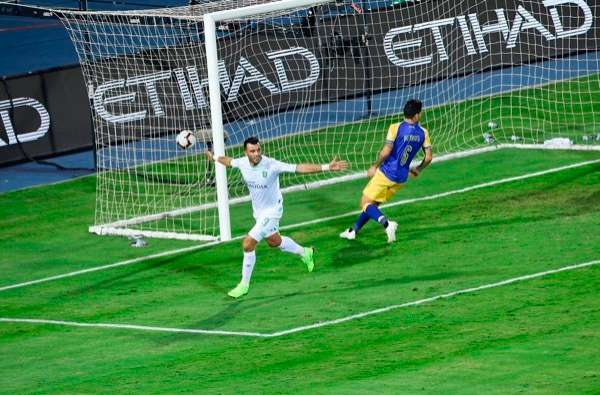 جانب من المباراة