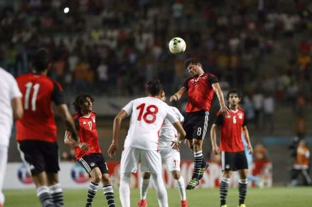 من مباراة سابقة بين مصر وتونس