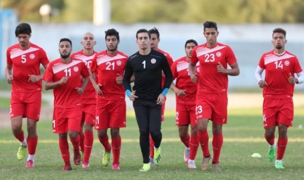 من مران منتخب تونس الأولمبي