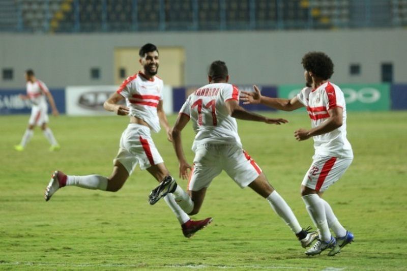 فرحة لاعبي الزمالك