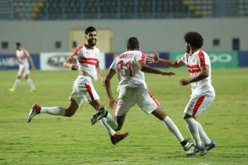فرحة لاعبي الزمالك