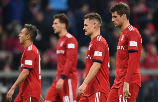 مولر مع لاعبي بايرن ميونخ