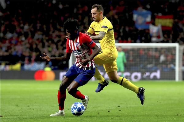 توماس بارتي خلال المباراة