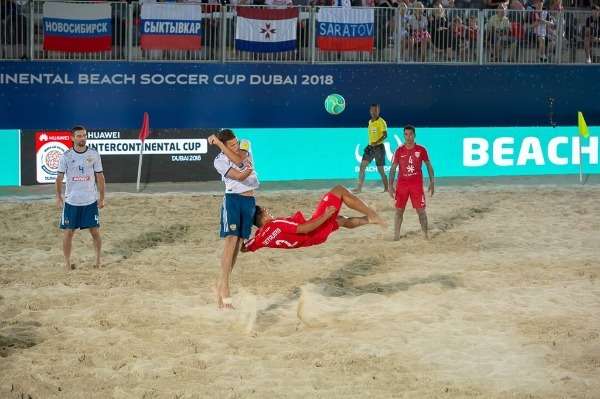 من مباراة روسيا وتاهيتي