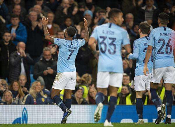 لاعبو مانشستر سيتي