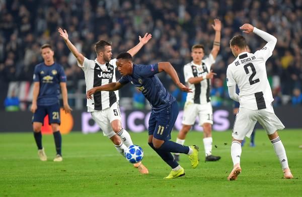 مارسيال في مباراة يوفنتوس