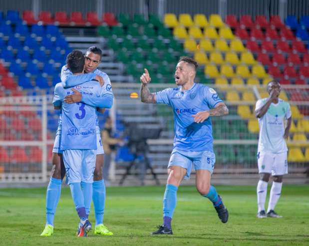 فرحة لاعبي الباطن