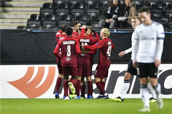 جانب من فرحة لاعبي سالزبورج