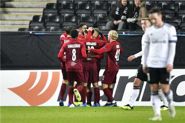 جانب من فرحة لاعبي سالزبورج