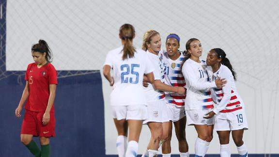 من لقاء أمريكا والبرتغال