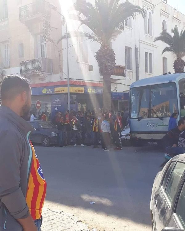 جماهير الترجي قادمة من بعض المحافظات