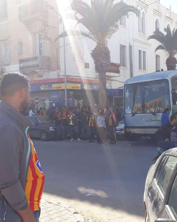 جماهير الترجي قادمة من بعض المحافظات