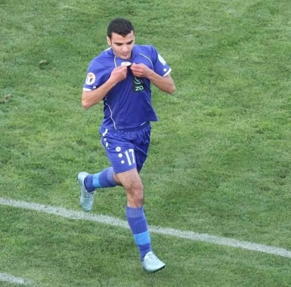 خالد الدردور سجل هدفين للرمثا