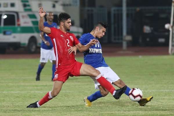  من مباراة الكويت والبحرين 