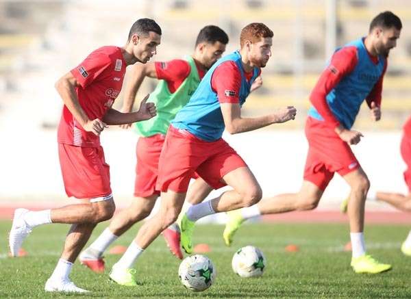 من تدريبات منتخب تونس