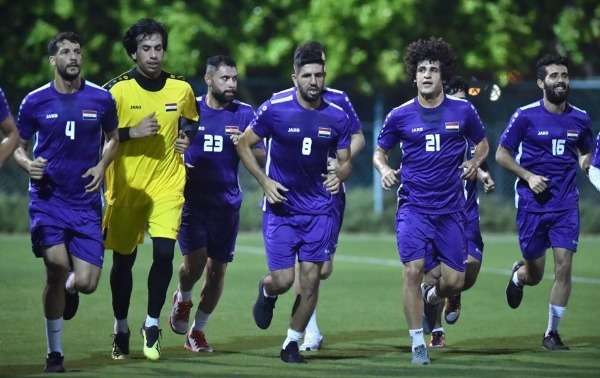 من مران المنتخب العراقي