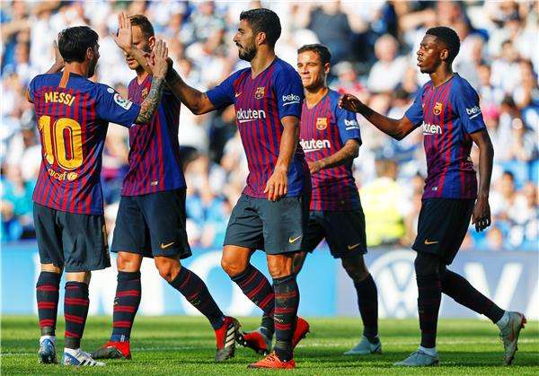 لاعبو برشلونة