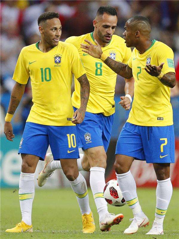 لاعبو البرازيل