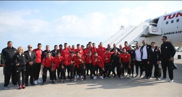 منتخب تونس الأولمبي في برج العرب