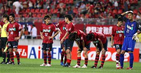لاعبي كاشيما شعروا بالإحباط بعد خسارتهم المفاجئة أمام سيريزو أوساكا
