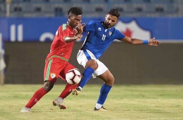 من لقاء سابق للمنتخب الأولمبي العماني