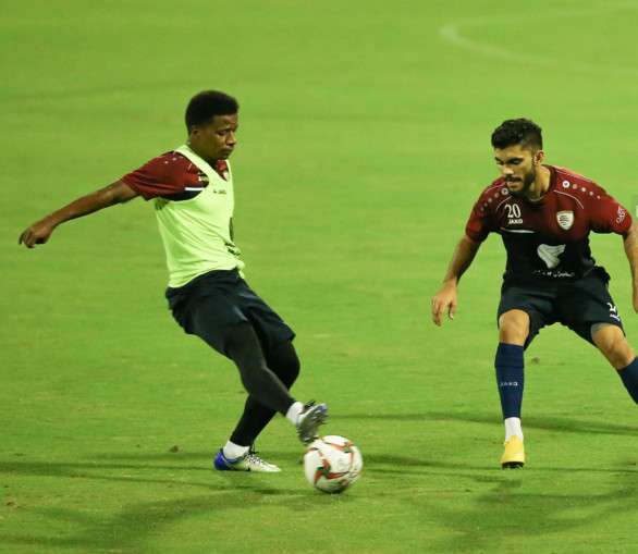 من مران المنتخب العماني