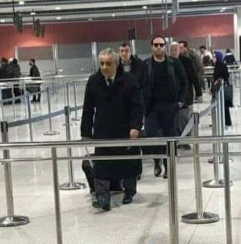 لحظة وصول البنزرتي للدار البيضاء