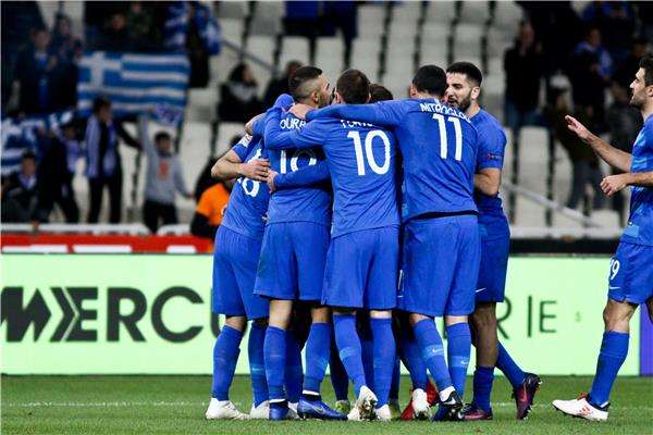 جانب من لقاء فنلندا واليونان