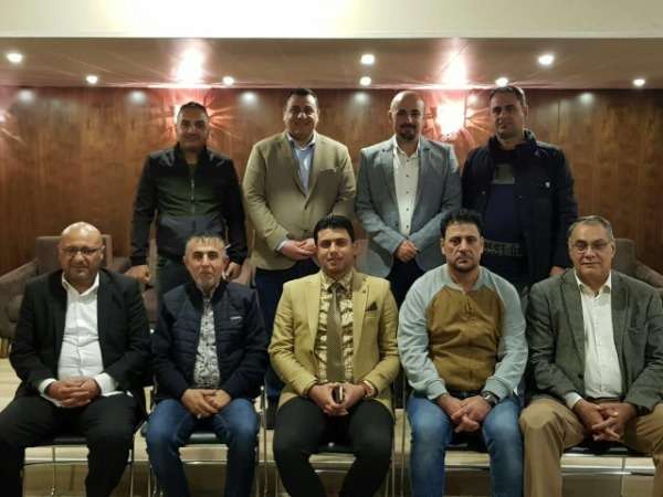 أعضاء لجنة المغتربين في اتحاد الكرة العراقي