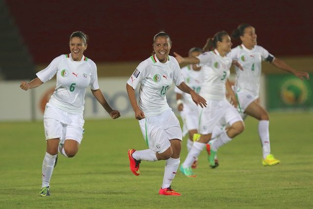 لاعبات منتخب الجزائر