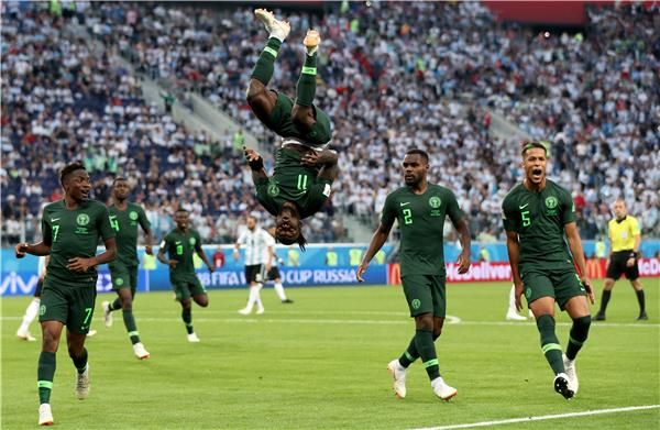 لاعبو منتخب نيجيريا