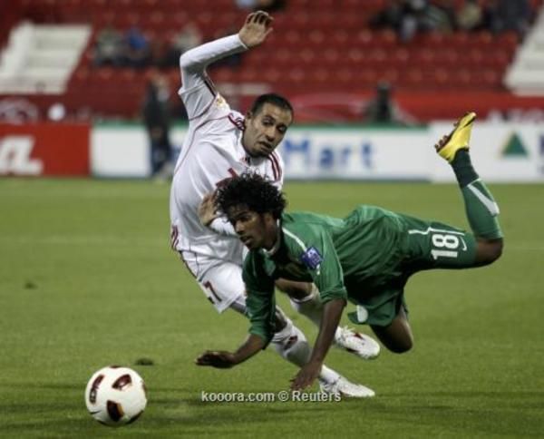 من لقاء الأردن والسعودية بكأس آسيا 2011