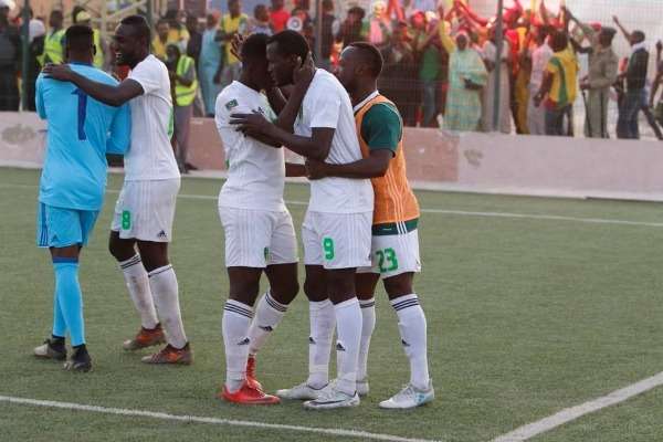 لاعبو منتخب موريتانيا  