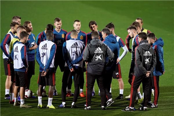 لاعبو منتخب إسبانيا