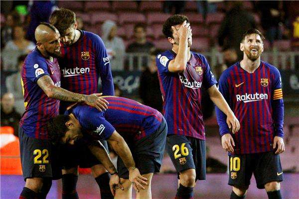 لاعبو برشلونة