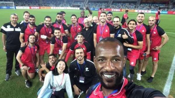  المنتخب الفلسطيني بعد التعادل أمام الصين