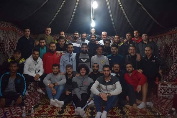 المنتخب السوري في منزل فراس الخطيب