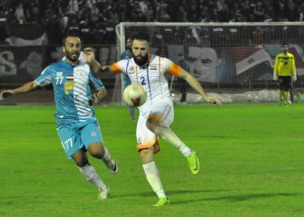 من مباراة حطين والكرامة