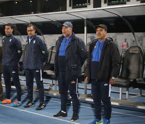 أحمد العجلاني مع مساعديه