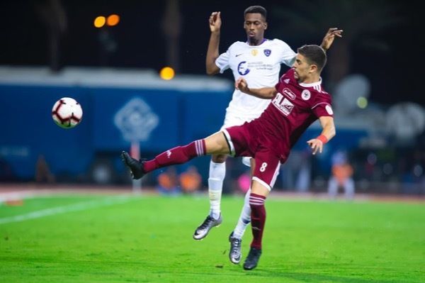 من مباراة الهلال والفيصلي