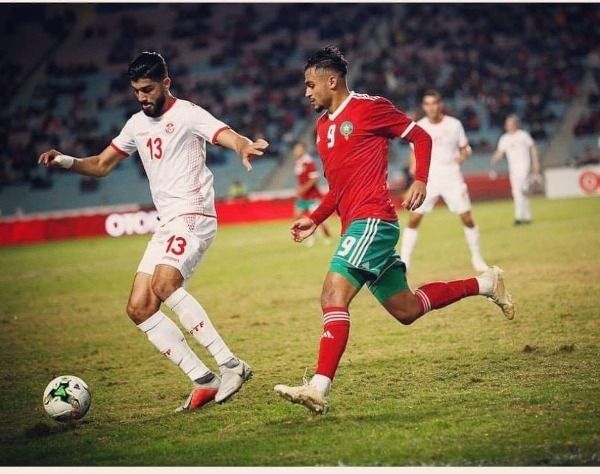 الفرجاني ساسي  في لقاء تونس والمغرب الودي 