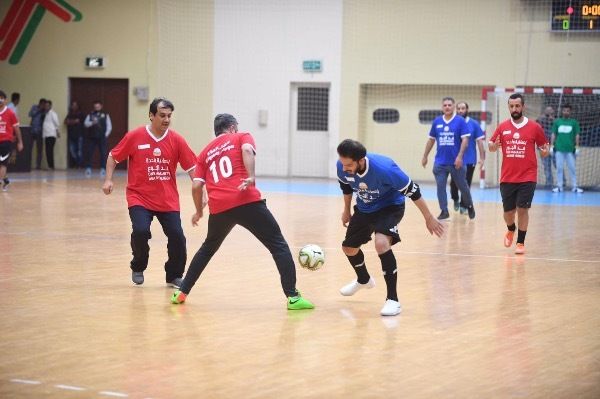 من المباراة الخيرية