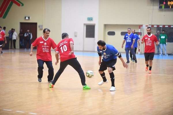 من المباراة الخيرية