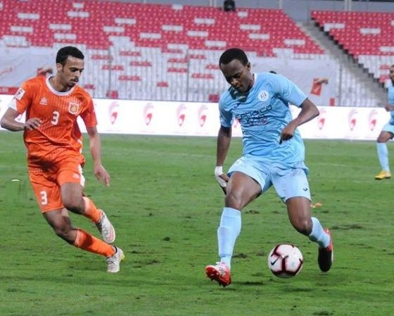 لقطة من مباراة الرفاع مع الحالة 