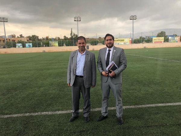الموسوي وعاصي في ملعب كميل شمعون