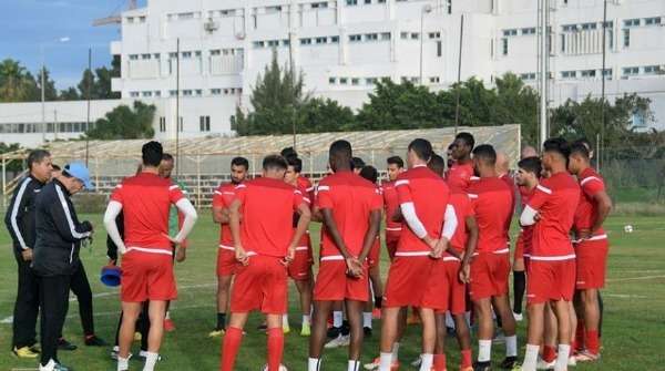 جانب من تدريبات النجم الساحلي اليوم