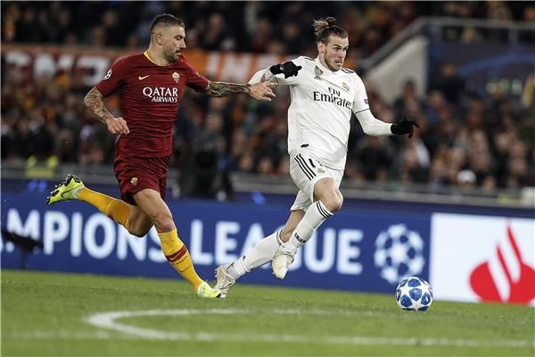 جاريث بيل في مباراة روما